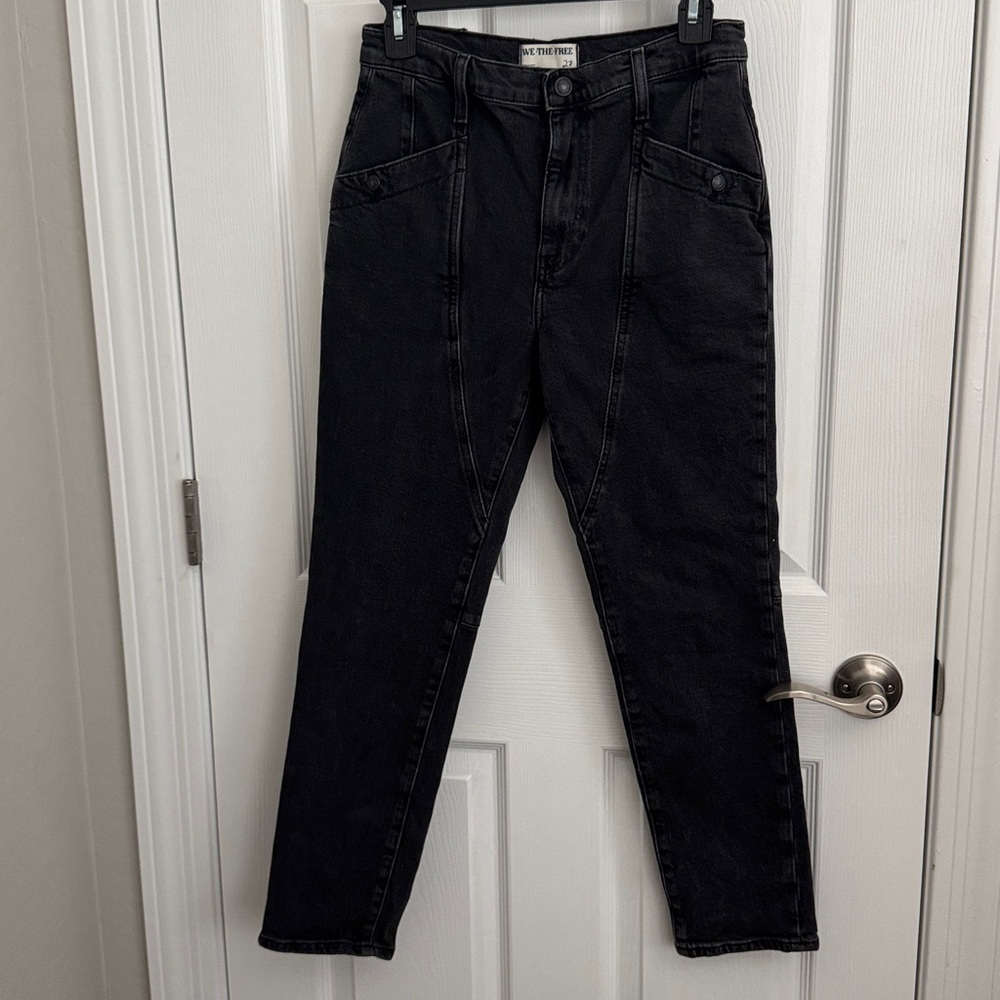 We The Free Black High-Rise Jeans